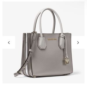 Michael kors Mercer pebbled leather accordion crossbody bag